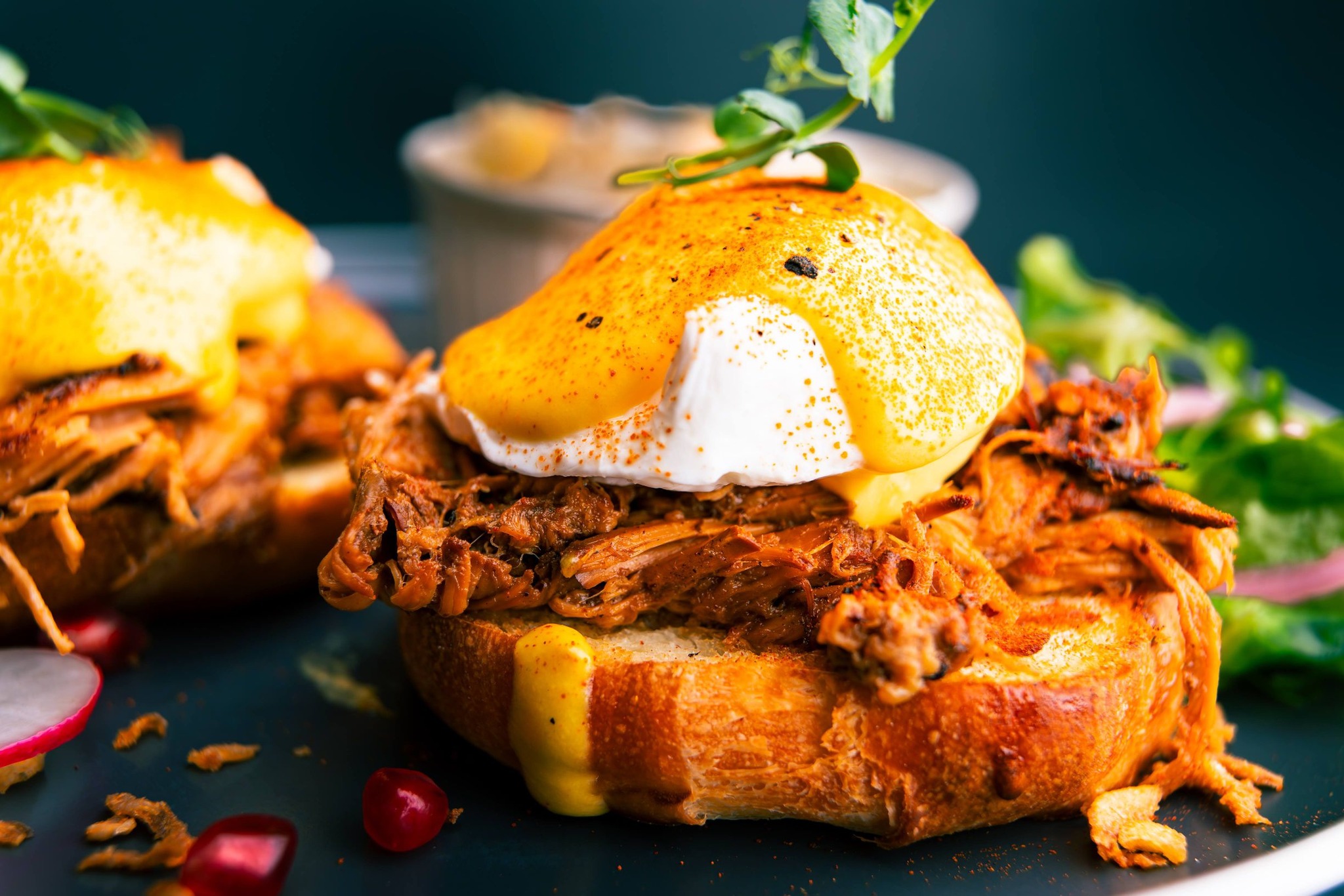 Szarvasgerinc fekete fokhagymával...